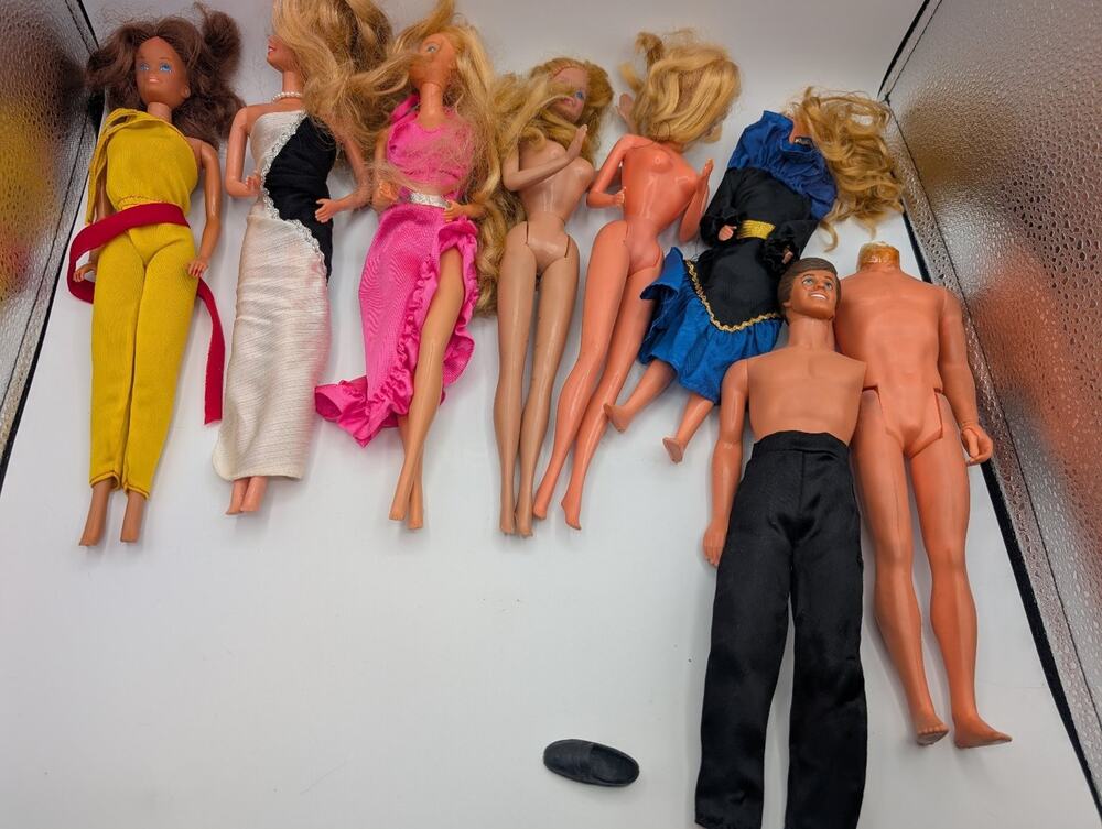 Vintage Mattel Barbie & Ken Doll Lot 1966 1968 Philippines Taiwan Hong Kong